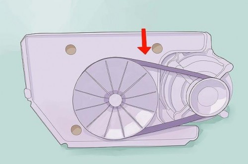 Hướng dẫn thay vành đai máy giặt